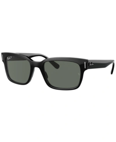 Shop Ray Ban Jeffrey Polarized Sunglasses, Rb2190 55 In Black