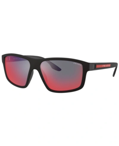 Shop Prada Sunglasses, Ps 02xs 60 In Black Rubber
