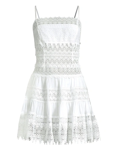 Shop Charo Ruiz Women's Joya Lace Dress In White