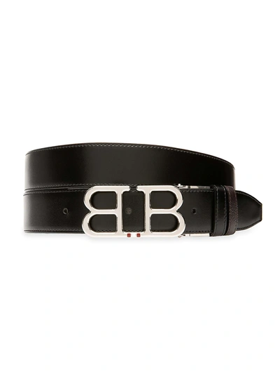 Shop Bally Men's Britt Reversible Belt In Black