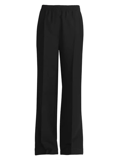 Shop Acne Studios Women's Wool-blend Pants In Black