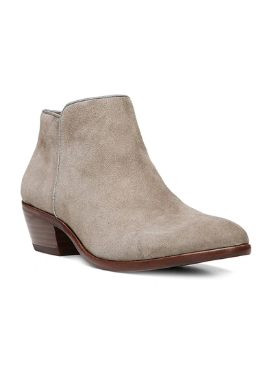 Shop Sam Edelman Women's Petty Suede Ankle Boots In Putty