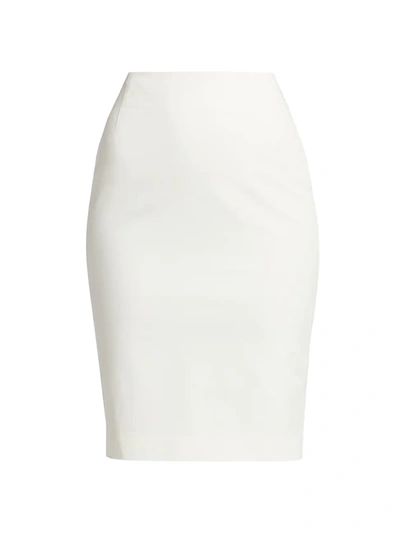 Shop Akris Punto Women's Pencil Skirt In Cream