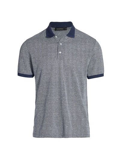 Shop Ermenegildo Zegna Men's Grand Canyon Polo Shirt In Blue