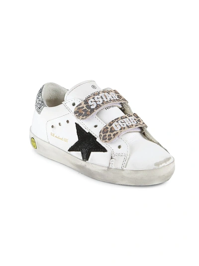 Shop Golden Goose Baby's & Little Kid's Old School Sneakers In White Multi