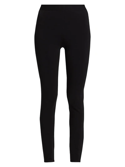 Shop Akris Punto Women's Maro Slim Leggings In Black
