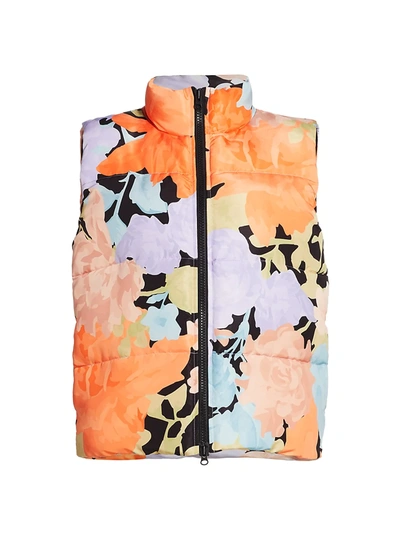 Shop Stine Goya Leonor Multicolor Floral Vest In Floral Mix