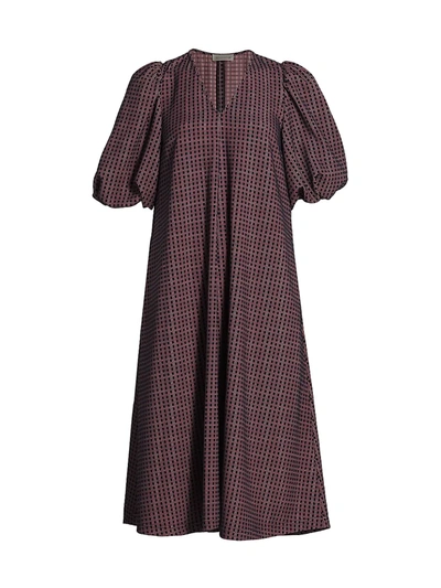 Shop Stine Goya Women's Mavelin Check Shift Dress In Grid