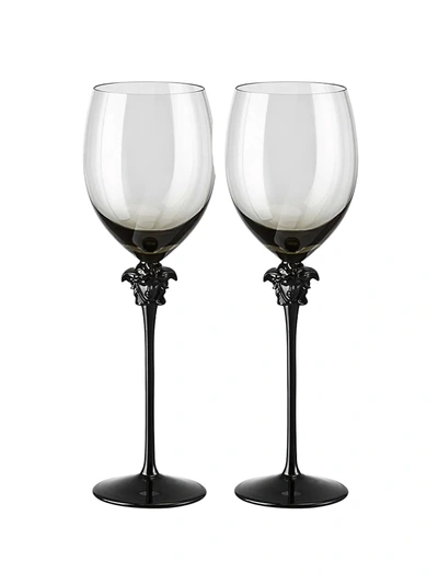 Shop Versace Red Wine Glass Set