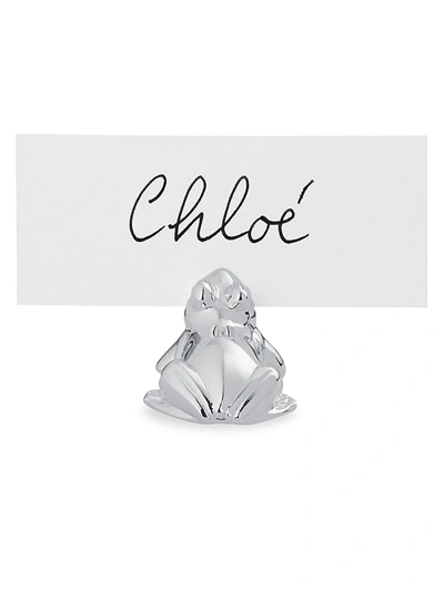 Shop Ercuis Marque Frog Place Card Holder, Set Of Six In White