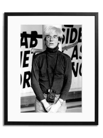 Shop Sonic Editions Warhol In London 1984 Framed Photo