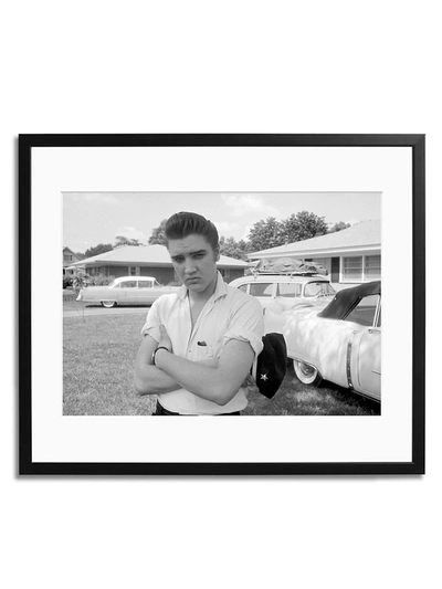 Shop Sonic Editions Elvis Presley With His Cadillacs Framed Photo