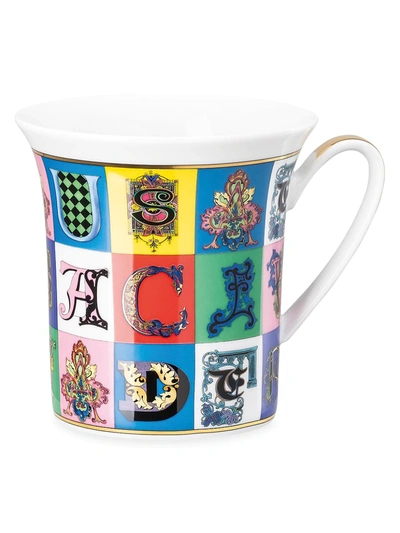 Shop Versace Holiday Alphabet Porcelain Mug