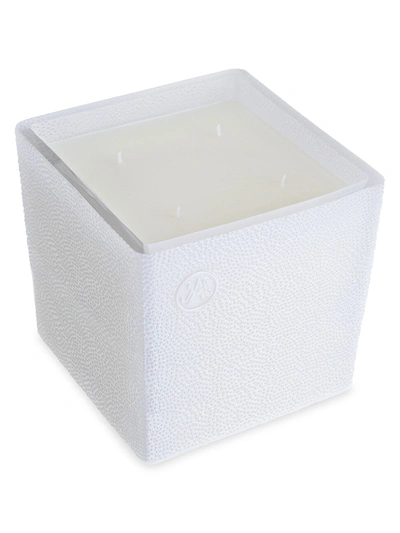 Shop Amanda De Montal Flos Felicitas 4-wick Scented Candle In White