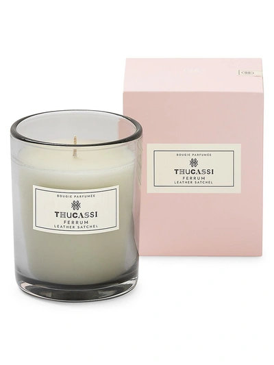 Shop Thucassi Ferrum Leather Satchel Candle