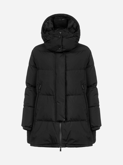 Shop Herno Hooded Quilted Nylon Down Jacket