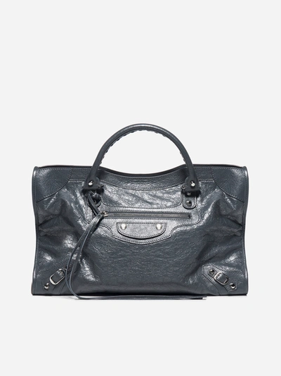 Shop Balenciaga Classic City Leather Bag