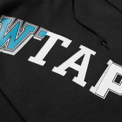 Shop Wtaps Katz Logo Popover Hoody In Black