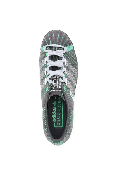 Shop Adidas Originals Cg Superstar Sneakers In Grey,black,green