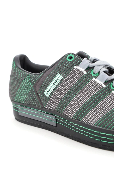 Shop Adidas Originals Cg Superstar Sneakers In Grey,black,green