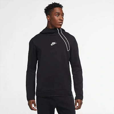 Nike Tech Fleece Asymmetric Half-zip Hoodie In Black | ModeSens