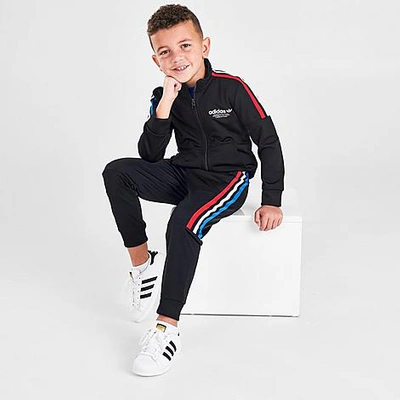 Adidas Originals Babies' Adidas Boys' Toddler And Little Kids' Originals  Tri-color Track Suit In Black/multi | ModeSens