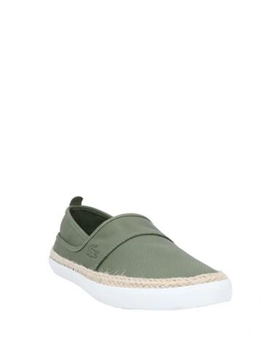 Shop Lacoste Sneakers In Military Green