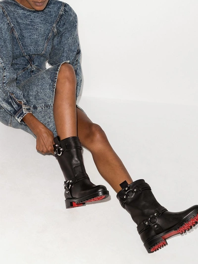 Shop Christian Louboutin Boots In Nero