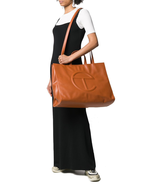 Telfar Women's Brown Polyurethane Tote | ModeSens