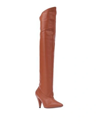 Shop Givenchy Woman Boot Tan Size 6 Soft Leather In Brown