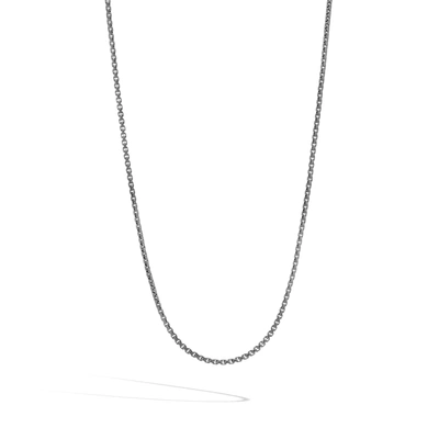 Shop John Hardy Box Chain Necklace, 2mm In Sterling Silver