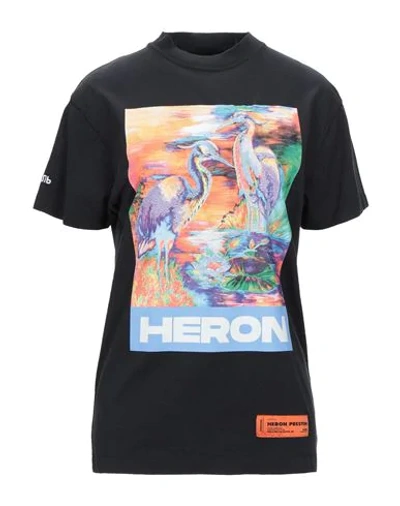 Shop Heron Preston T-shirts In Black