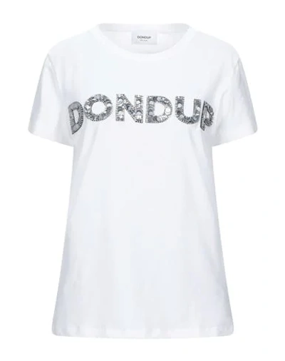 Shop Dondup T-shirts In White
