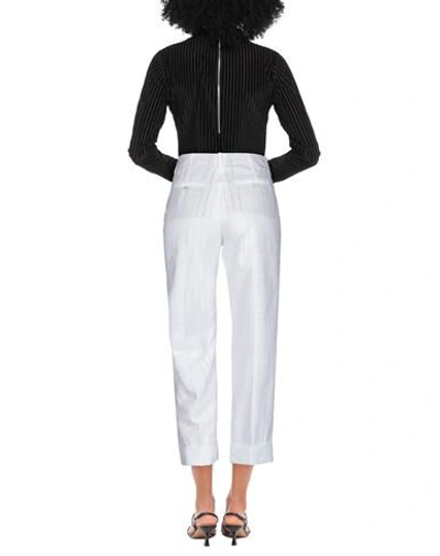 Shop Alberto Biani Woman Pants White Size 10 Cotton, Polyamide