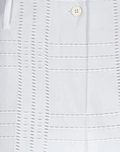 Shop Alberto Biani Woman Pants White Size 10 Cotton, Polyamide