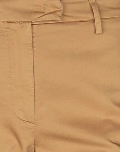 Shop Dondup Woman Pants Camel Size 29 Cotton, Elastane In Beige