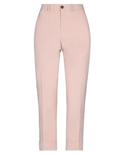 Shop Slowear Incotex Woman Pants Pink Size 6 Cotton, Elastane