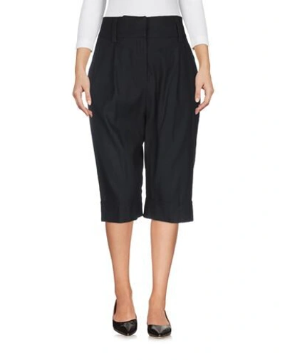 True Royal Woman Pants Black Size 4 Linen, Cotton, Polyamide, Elastane In Black
