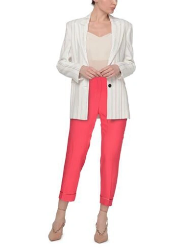 Semicouture Pants In Red