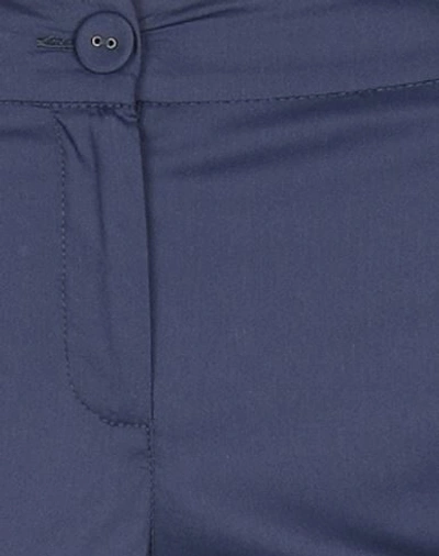 Shop Patrizia Pepe Pants In Dark Blue