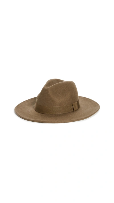Shop Madewell Simple Shaped Felt Hat In Ashen Birch