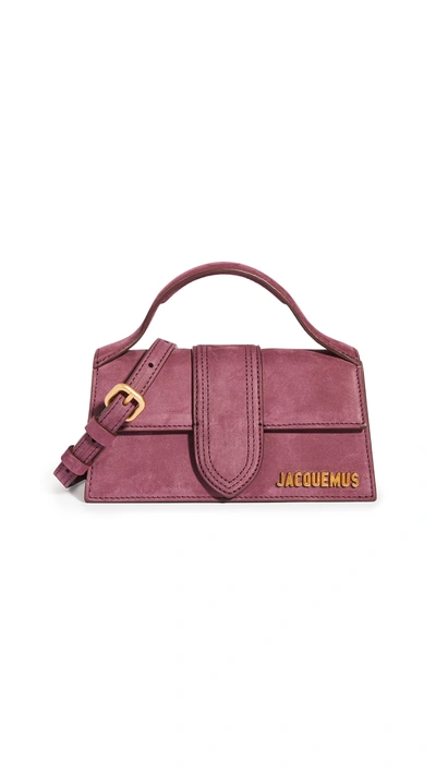 Shop Jacquemus Le Bambino Bag In Dark Purple