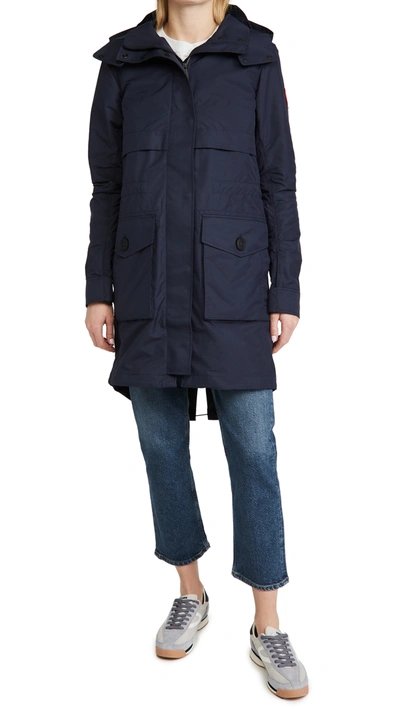 Shop Canada Goose Cavalry Trench In Admiral Navy
