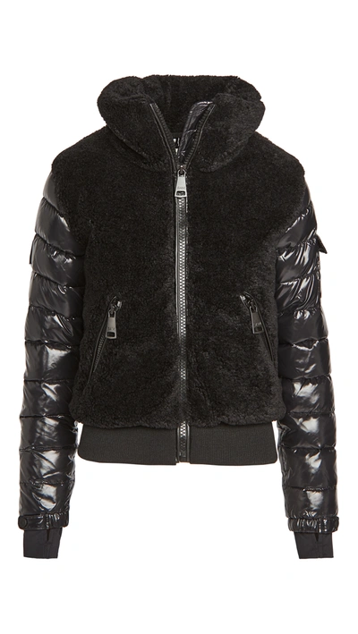 Shop Sam Carson Bomber Jet/black