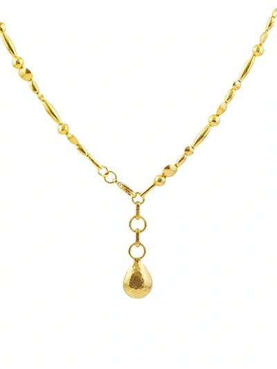 Shop Gurhan 24k Yellow Gold Rain Pendant Necklace