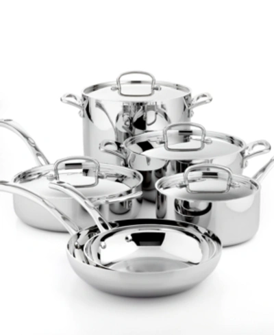 Shop Cuisinart French Classic Tri-ply Stainless Steel 10 Piece Cookware Set