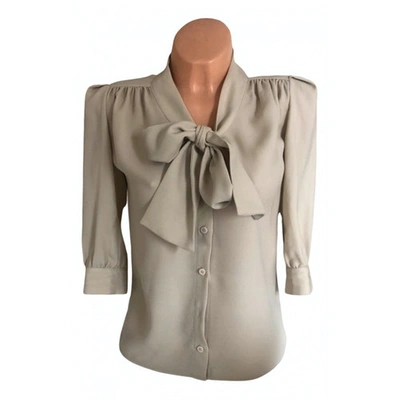 Pre-owned Mulberry Beige  Top