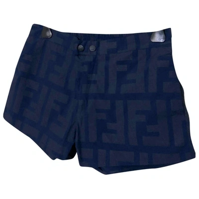 Pre-owned Fendi Blue Swimwear