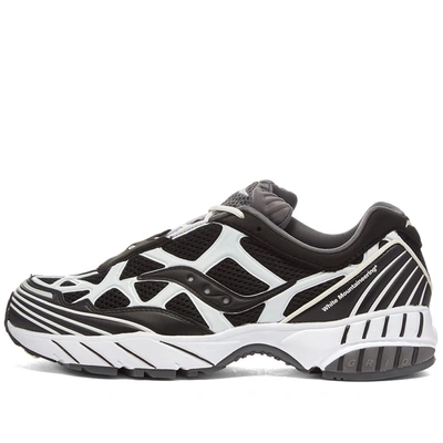 Shop White Mountaineering X Saucony Grid Web In Black
