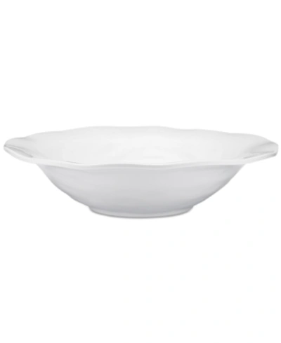 Shop Q Squared Ruffle Melamine 14" Round Shallow Serving Bowl